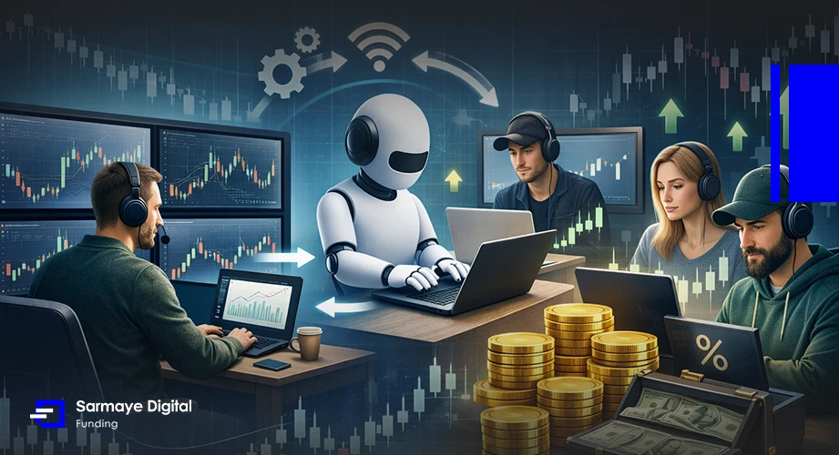 کپی ترید در پراپ تریدینگ چیست و چگونه کار می‌کند؟